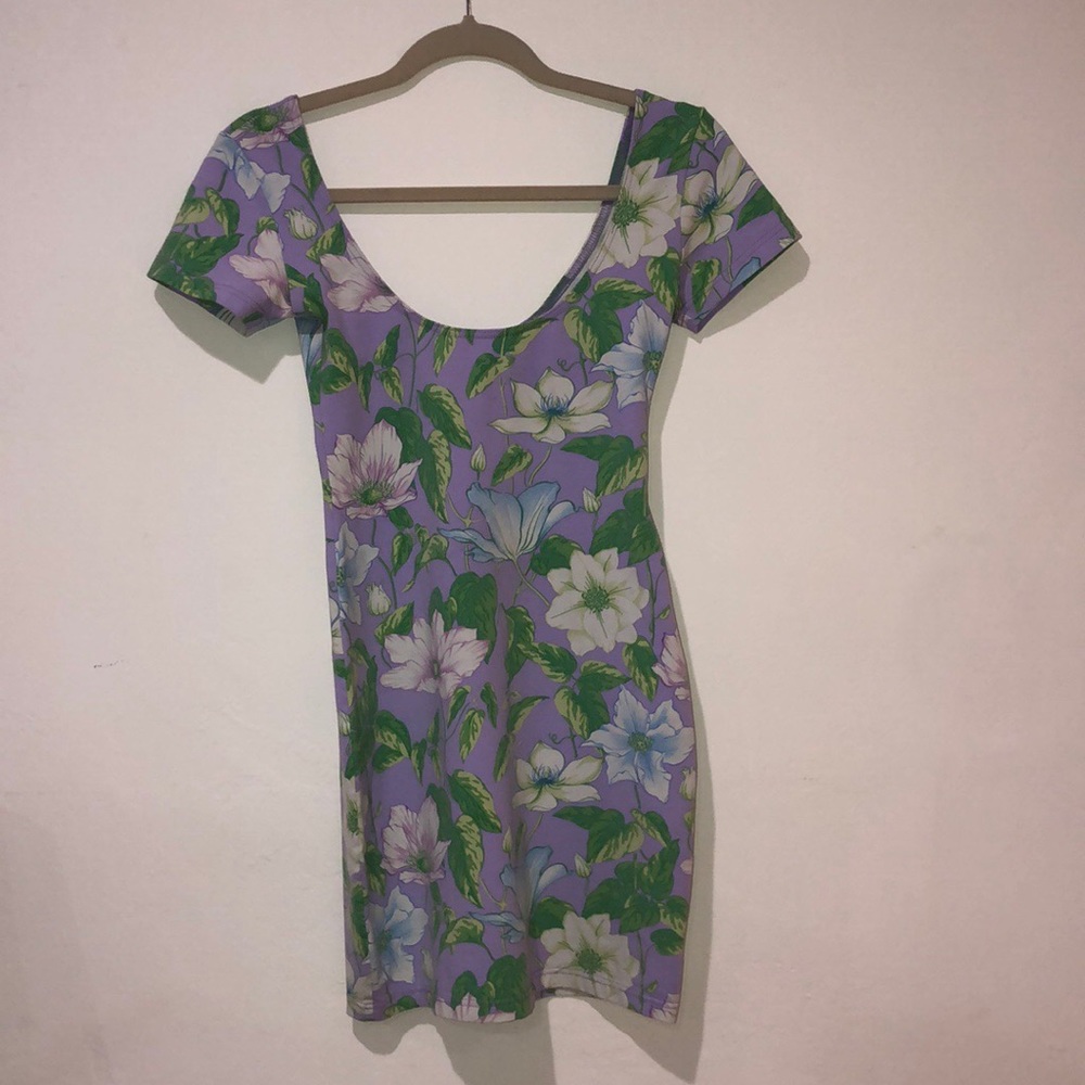 Manuel Canovas Purple and Green dress